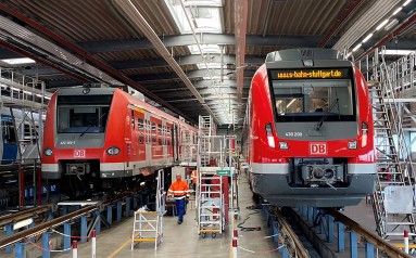 Digitization of the Stuttgart S-Bahn at Hennigsdorf in Germany 