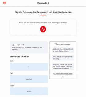 Sprachtechnologie für die Datenerfassung im Bahnbetrieb