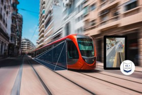 Digital mirror technology for trams