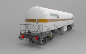 Waggon für den Transport von verflüssigtem Kohlendioxid