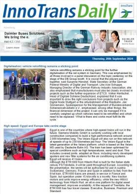 InnoTrans Daily of September 26th 2024